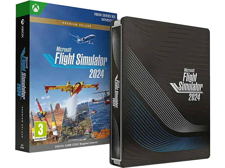 Flight Simulator 2024: Premium Deluxe - SteelBook Edition [Xbox Series X S]
