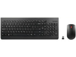 LENOVO Desktop Set Essential, Kabellos/USB, qwertz, 1200dpi, Schwarz; Desktop Set----Desktop Set