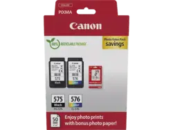 Canon PG-575/CL-576 Tintenpatrone mit Fotopapier-Vorteilspaket