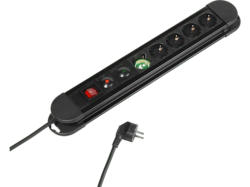 Vivanco 34430 professional 5-fach Steckdosenleiste mit Schalter, 1,4m