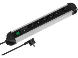 Vivanco 37660 professional 5+1-fach Steckdosenleiste mit Schalter, 2m