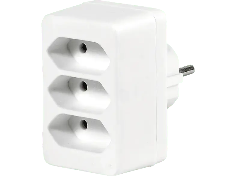 Vivanco 31047 3-fach Euro Adapter