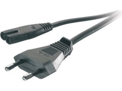Vivanco 46095 Netzkabel, 1,25m; Netzanschlussleitung