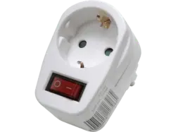 Vivanco 22396 Schuko-Adapter mit Schalter