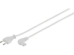 Vivanco 46208 Netzkabel mit Winkelstecker, 2m; Netzanschlussleitung