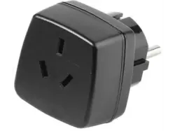 Vivanco 28692 Reisestecker Australien & China, Buchse - Schuko Stecker