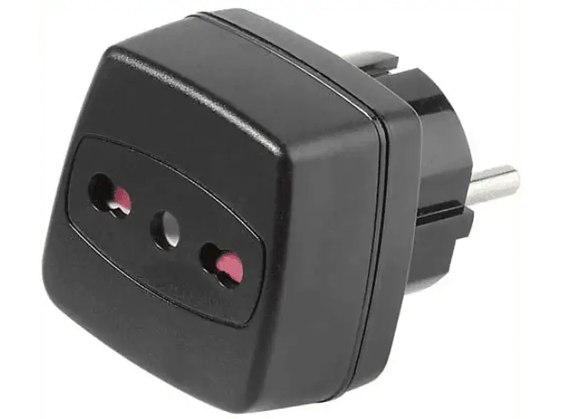 Vivanco 28700 Reisestecker Italien, Italien Buchse - Schuko Stecker