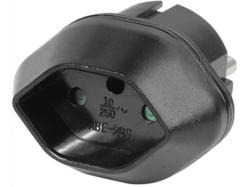 Vivanco 28695 Reisestecker Schweiz, CH Buchse - Schuko Stecker