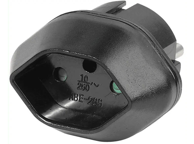 Vivanco 28695 Reisestecker Schweiz, CH Buchse - Schuko Stecker