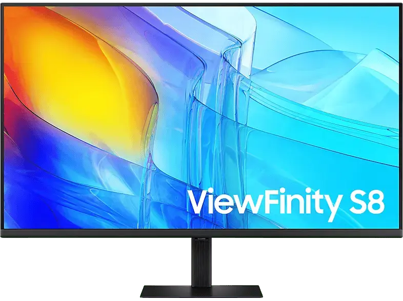 Samsung ViewFinity S8 LS37D800EAUXEN 37 Zoll Monitor for Business, UHD 4K, 5 ms Reaktionszeit, 350 cd/m², 60 Hz, Schwarz