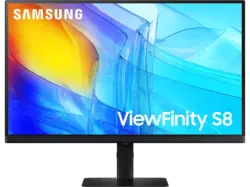 Samsung ViewFinity S8 S80D 27 Zoll Monitor for Business, UHD 4K, 5 ms Reaktionszeit, 350 cd/m², 60 Hz, Schwarz