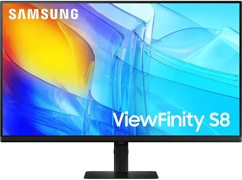 Samsung ViewFinity S8 S80D 32 Zoll Monitor for Business, UHD 4K, 5 ms Reaktionszeit, 350 cd/m², 60 Hz, Schwarz