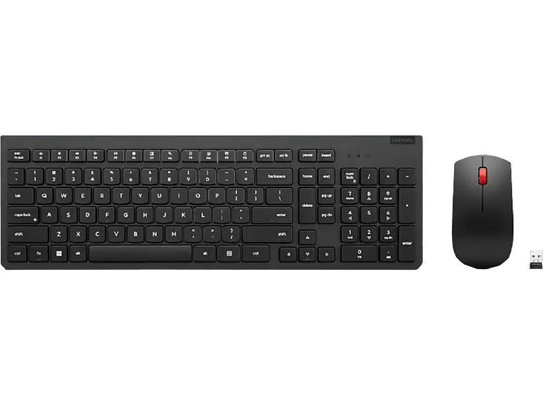 Lenovo Essential Funktastatur und Maus Kombi Gen 2, Schwarz; Funktastatur und Maus Kombi----Funktastatur und Maus Kombi