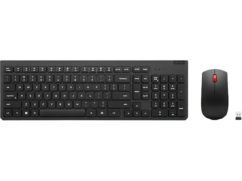 Lenovo Essential Funktastatur und Maus Kombi Gen 2, Schwarz; Funktastatur und Maus Kombi----Funktastatur und Maus Kombi