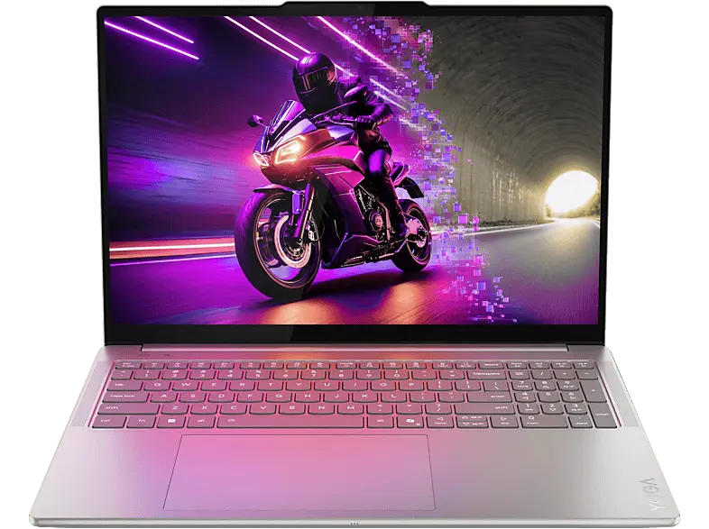 LENOVO Yoga Pro 9 16IAH10 Notebook 16 Zoll, 3.2K, Intel® Core™ Ultra Processor 285H (24M Cache, bis zu 5.40 GHz), 32 GB RAM, 1 TB SSD, Windows 11 Pro, GeForce RTX™ 5060, Luna Grey