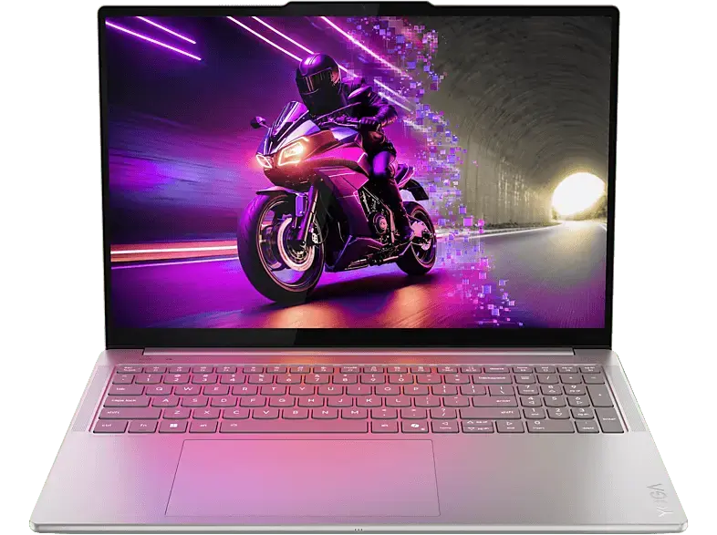 LENOVO Yoga Pro 9 16IAH10 Notebook 16 Zoll, 3.2K, Intel® Core™ Ultra Processor 285H (24M Cache, bis zu 5.40 GHz), 32 GB RAM, 1 TB SSD, Windows 11 Pro, GeForce RTX™ 5060, Luna Grey