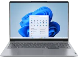 LENOVO ThinkBook 16 G7 ARP Notebook Zoll, WUXGA, AMD Ryzen™ 5 7535HS Prozessor, 8 GB RAM, 256 SSD, Windows 11 Pro, Radeon™ 660M, Arctic Grey