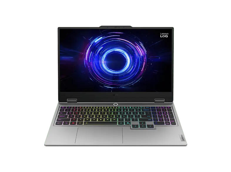 LENOVO LOQ 15IRX10 Gaming Notebook 15,6 Zoll, Full-HD, Intel® Core i5-13450HX, 16 GB RAM, 8 GB, Windows 11 Home, GeForce RTX™ 5050, Luna Grau