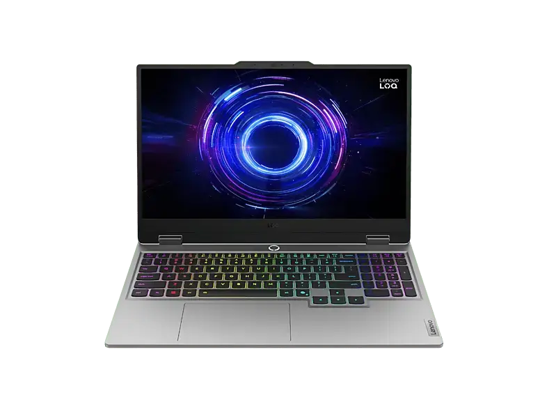 LENOVO LOQ 15IRX10 Gaming Notebook 15,6 Zoll, Full-HD, Intel® Core i5-13450HX, 16 GB RAM, 8 GB, Windows 11 Home, GeForce RTX™ 5050, Luna Grau