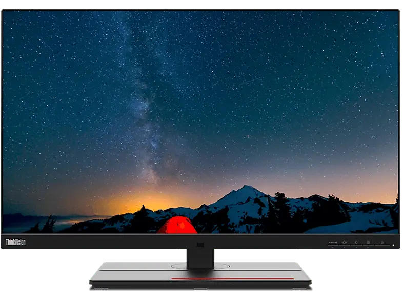 LENOVO ThinkVision P27u-20 27 Zoll Monitor for Business, UHD 4K, 6 ms Reaktionszeit, 450 cd/m², 60 Hz, Raven Black