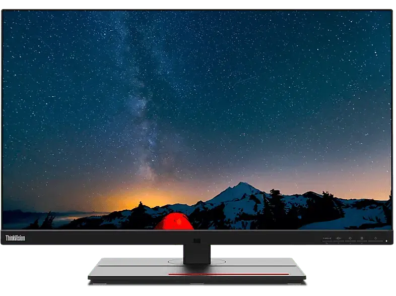 LENOVO ThinkVision P27u-20 27 Zoll Monitor for Business, UHD 4K, 6 ms Reaktionszeit, 450 cd/m², 60 Hz, Raven Black