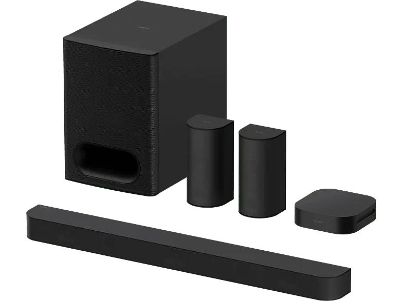Sony Bravia Theatre System 6 - 5.1-Kanal-Surround Sound, 1000 W, Dolby Atmos, DTS:X, AI Voice Zoom 3 (über TV), DSee, Multi-Stereo-Party-Modus; Soundbar