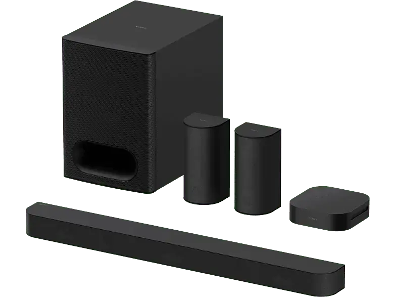 Sony Bravia Theatre System 6 - 5.1-Kanal-Surround Sound, 1000 W, Dolby Atmos, DTS:X, AI Voice Zoom 3 (über TV), DSee, Multi-Stereo-Party-Modus; Soundbar