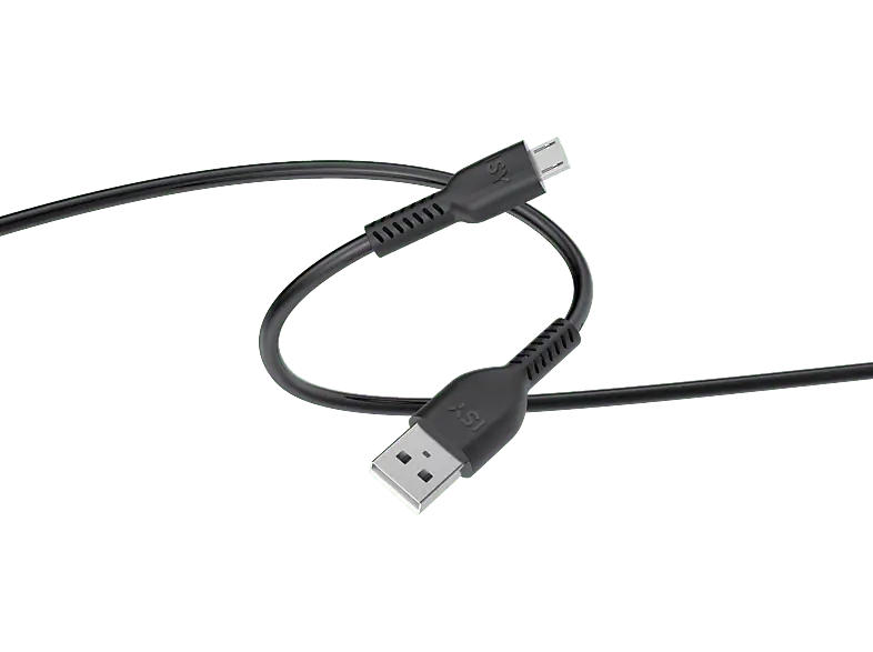 ISY IC-4101 Play & Charge Kabel 5m schwarz für Playstation 4