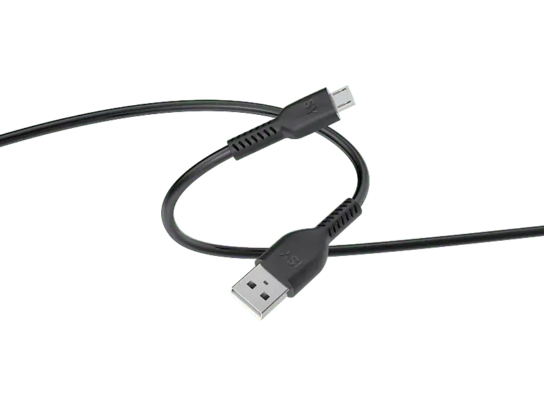 ISY IC-4101 Play & Charge Kabel 5m schwarz für Playstation 4