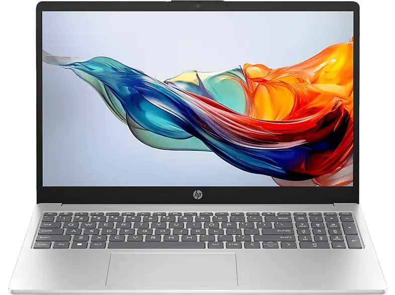 HP 15-fc0908ng Notebook 15,6 Zoll, Full-HD, AMD Ryzen™ 7 7730U Prozessor, 16 GB RAM, 1 TB SSD, Windows 11 Home, Radeon™ Onboard Graphics, Natursilber