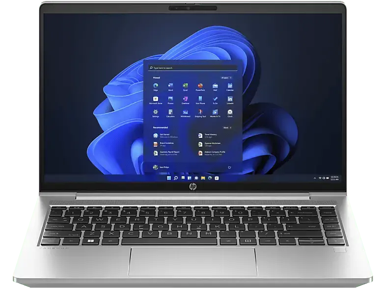 HP ProBook 445 G10 Notebook 14 Zoll, Full-HD, AMD Ryzen™ 5 7530U Prozessor, 16 GB RAM, 512 SSD, Windows 11 Pro, Radeon™ Onboard Graphics, Pike Silver Aluminium