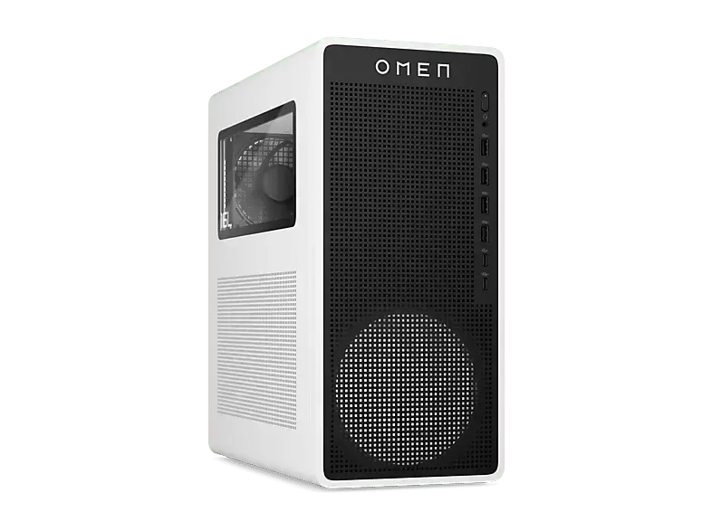 HP BP3D4EA PC, Intel® Core™ Ultra 7 Prozessor 265F, 32 GB RAM, 1 TB SSD, GeForce RTX™ 5060 Ti, Windows 11 Home, Weiß