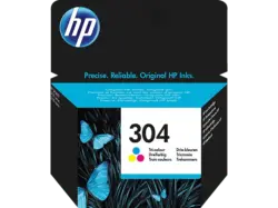 HP 304, cyan/magenta/gelb (N9K05AE#UUS); Tintenpatrone