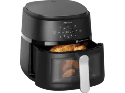 Philips NA231/00 Airfryer 2000 Series XL Heißluftfritteuse 6,2 l, 1700 Watt, Schwarz