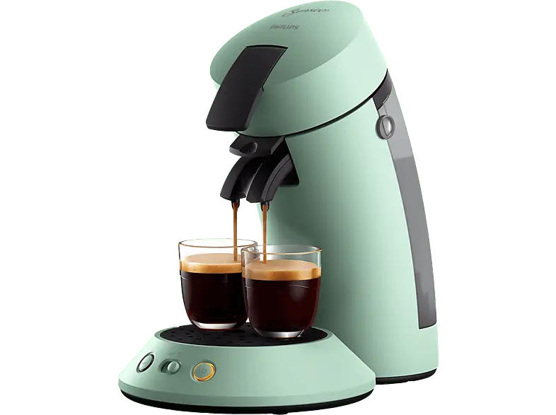 Philips CSA210/80 Senseo Original PLUS Kaffeepadmaschine, Salbeigrün