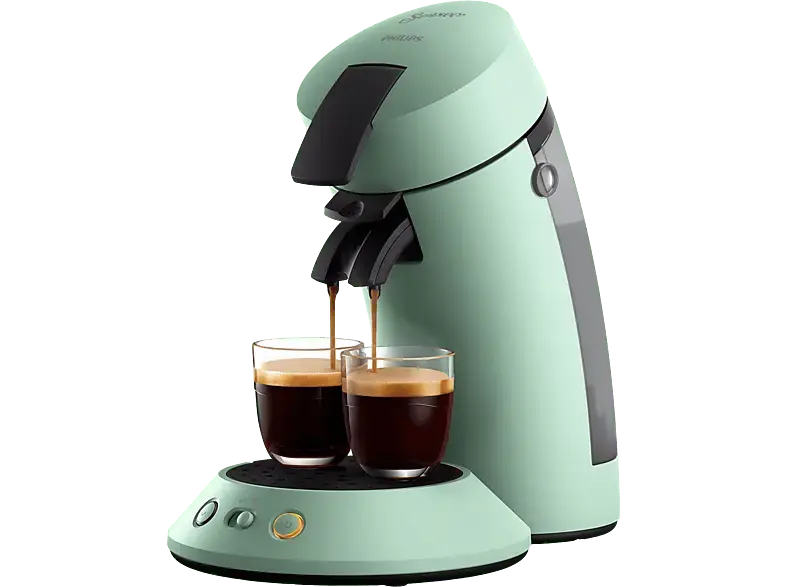Philips CSA210/80 Senseo Original PLUS Kaffeepadmaschine, Salbeigrün