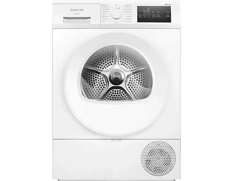 Siemens WT45HVA4 iQ300, Wärmepumpentrockner (8 kg, EEK: D, 62 dB(A)), Weiß)