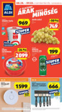 Aldi újság érvényessége 2025.09.03.-ig