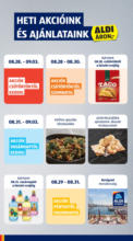 Aldi újság érvényessége 2025.09.03.-ig
