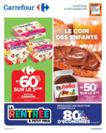Carrefour LE COIN DES ENFANTS - au 08.09.2025