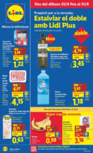 Lidl № 1 PRECIO - Ofertas válidas del 25/08 al 31/08 - hasta el 31.08.2025