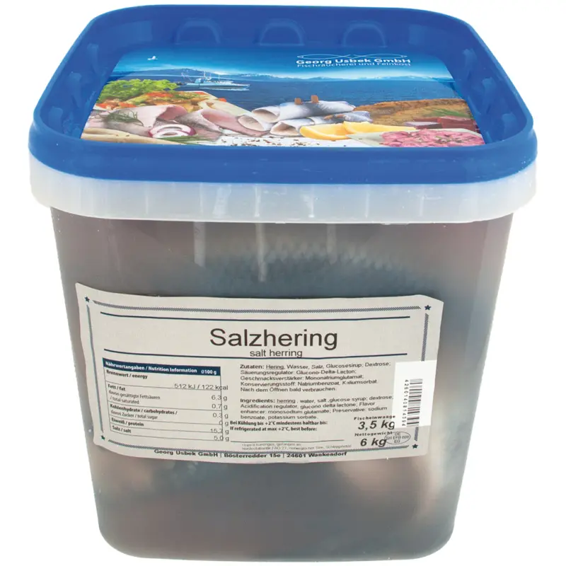 Hering (Glupea harengus) mild gesalzen in Lake /lose