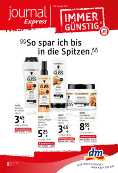 Vorschau von dem Prospekt - dm drogerie markt - dm: Journal Express gültig ab 27.08.2025