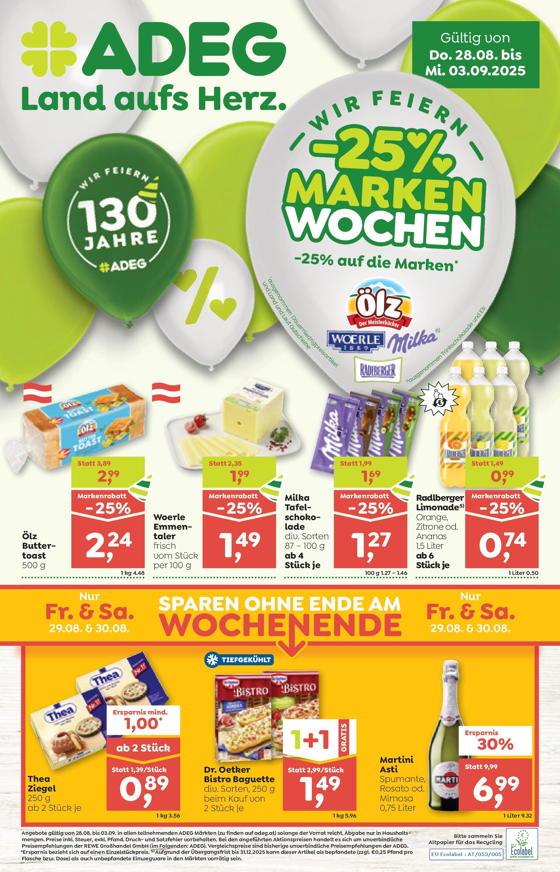  ADEG Spital/Pyhrn, Hinterstoder, Scharnstein ab (28.08.2025 - 03.09.2025) - Seite 1
