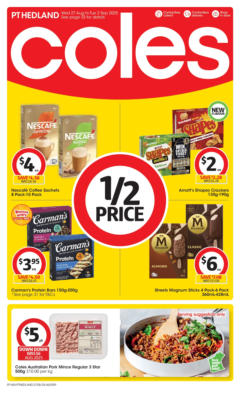 Preview of Coles Catalogue PT Hedland  - valid from 27.08.2025