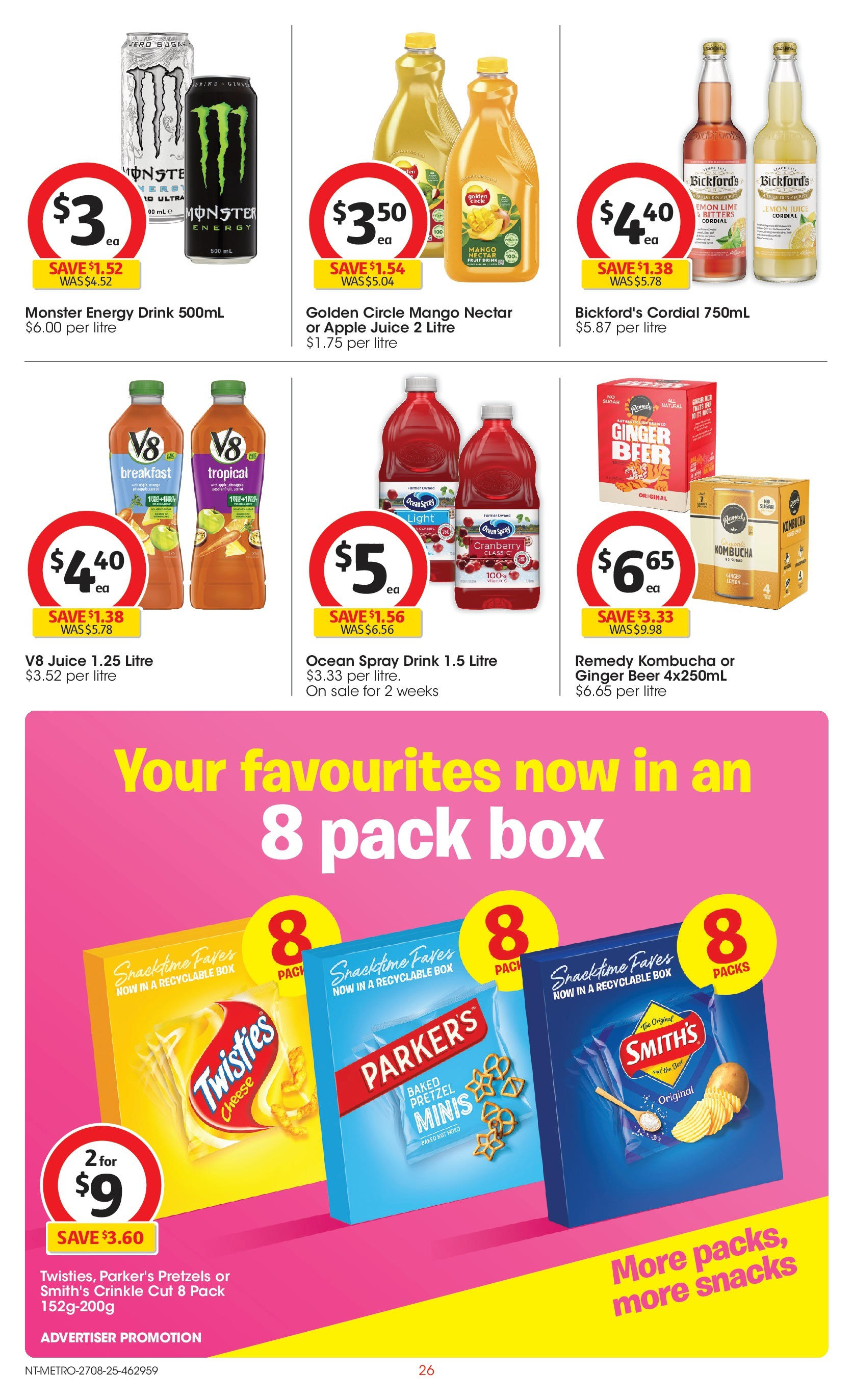 ﻿﻿Coles catalogue valid from 27/08/2025 > Online Australia | Page: 26 | Products: Light, Sugar, Lemon, Lime