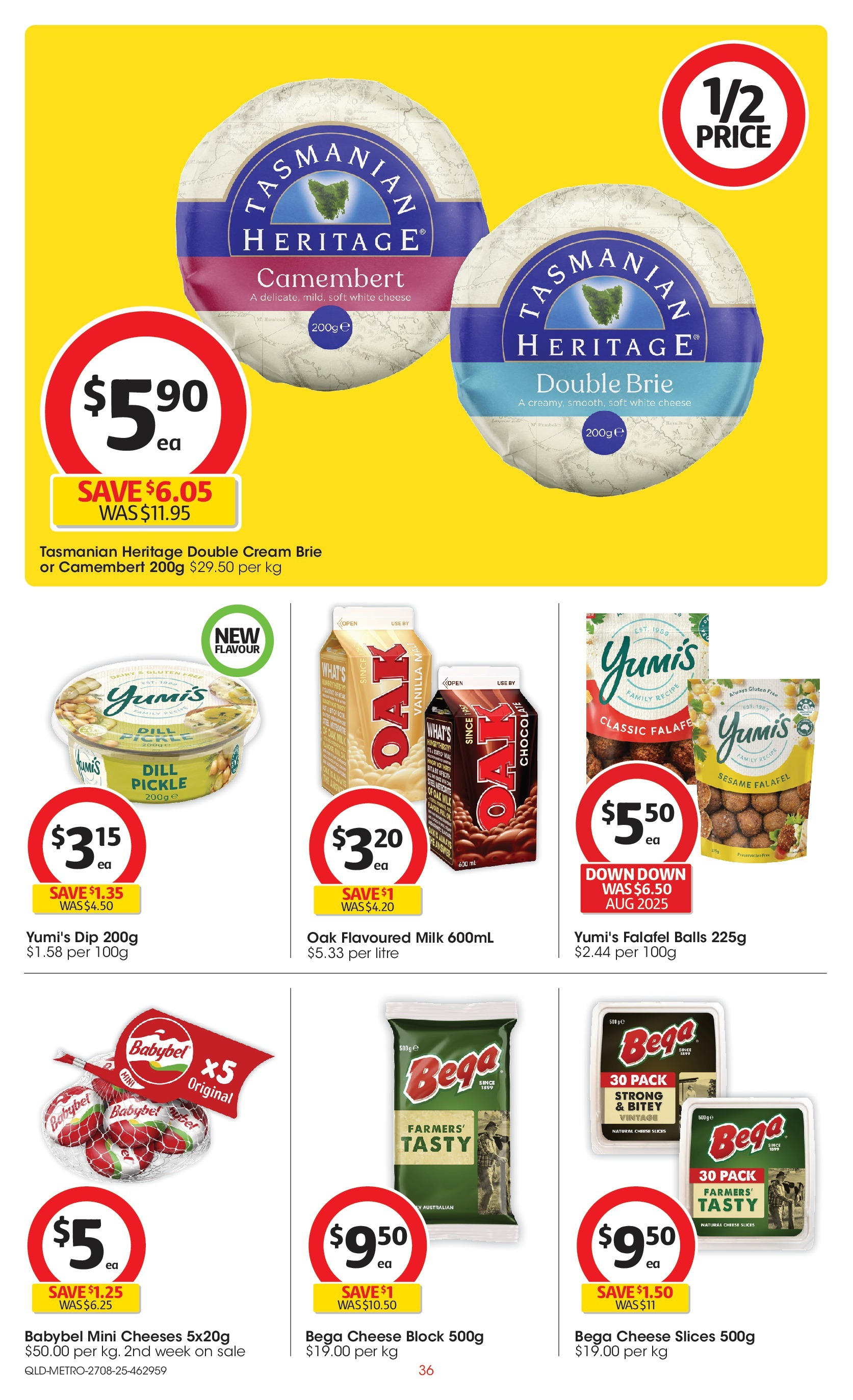 ﻿﻿Coles catalogue valid from 27/08/2025 > Online Australia | Page: 36 | Products: Milk, Chocolate, Rake, Dill