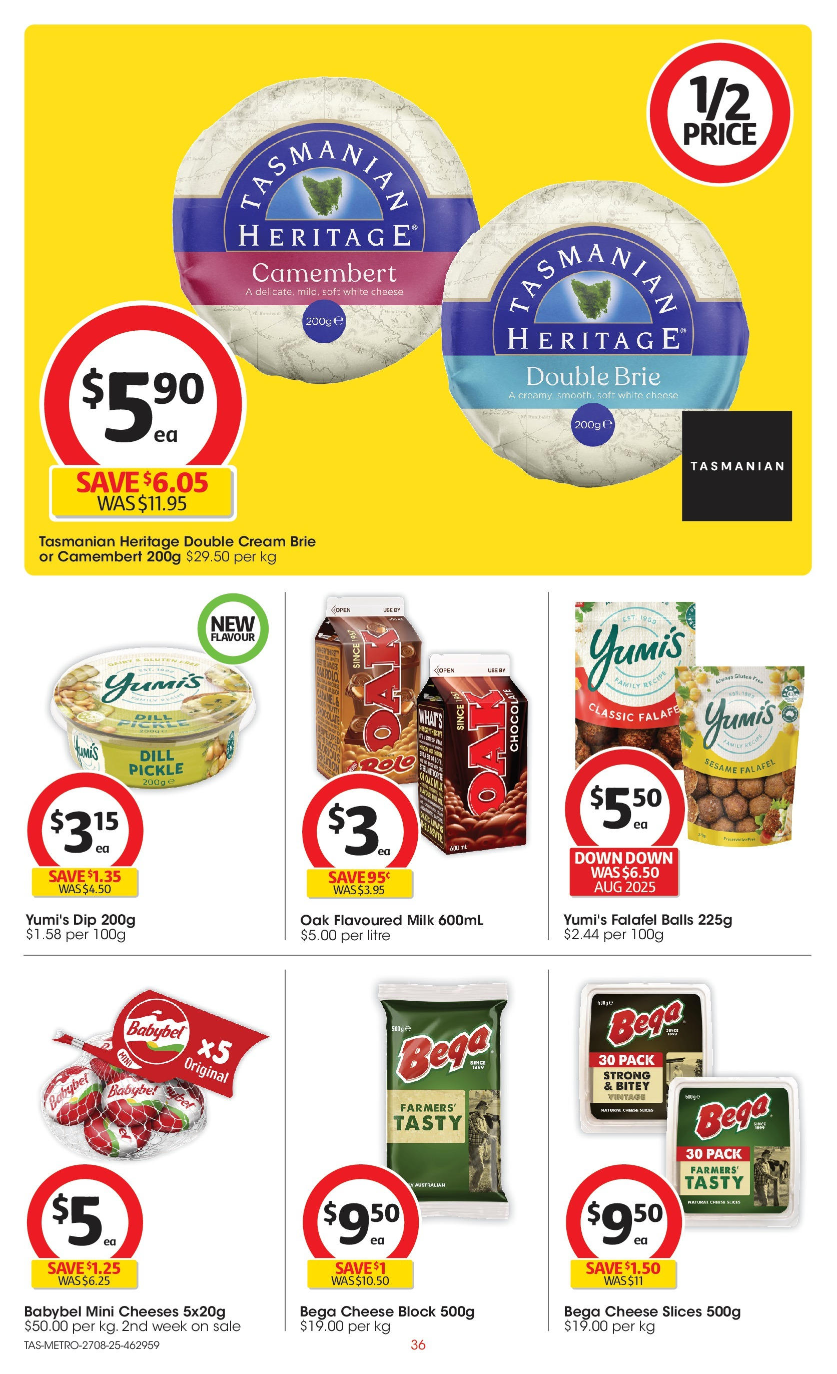 ﻿﻿Coles catalogue valid from 27/08/2025 > Online Australia | Page: 36 | Products: Milk, Cheese, Chocolate, Cream