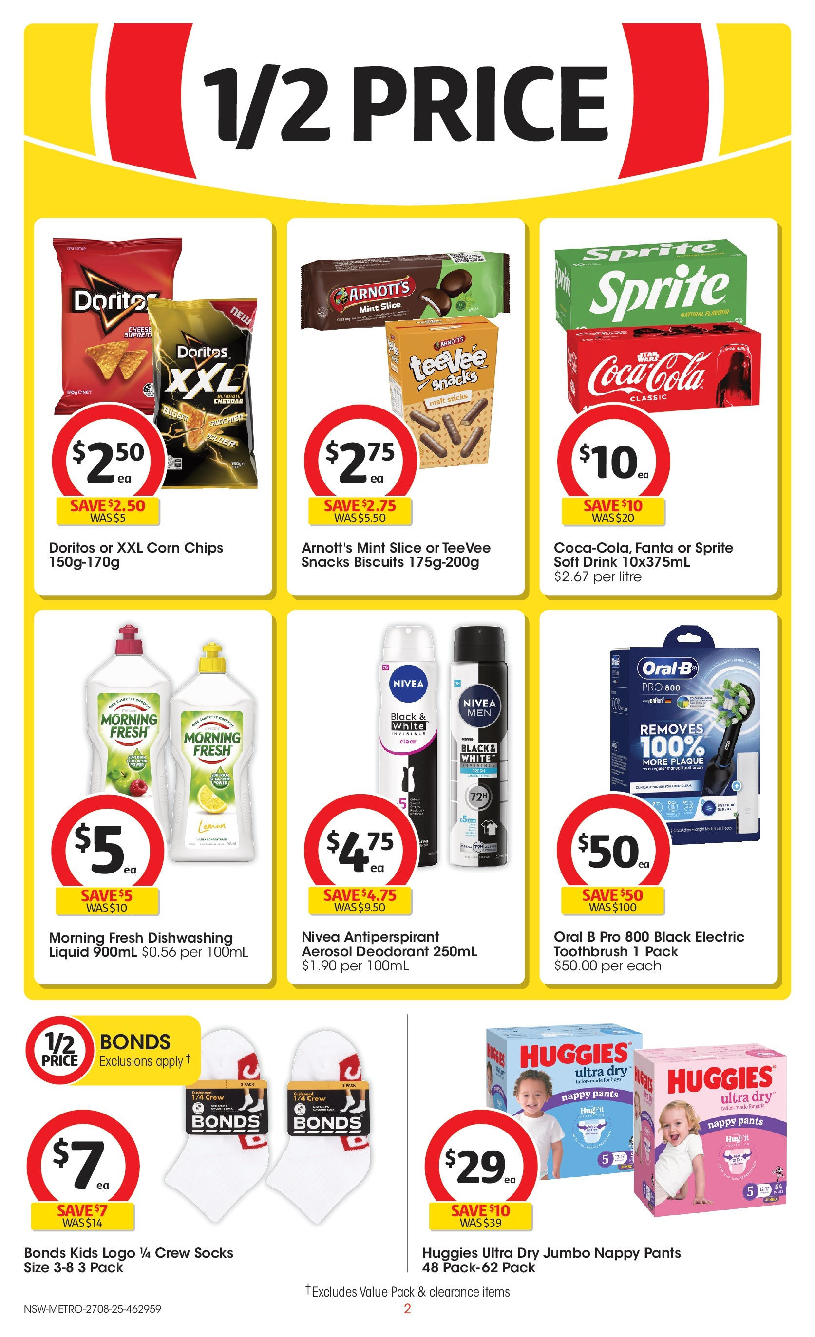 Coles catalogue from 27/08/2025 > Big discounts | Page: 2 | Products: Biscuits, Pants, Socks, Toothbrush Coles catalogue valid from 27/08/2025 > Online Australia | Page: 2 | Products: Biscuits, Pants, Socks, Toothbrush
