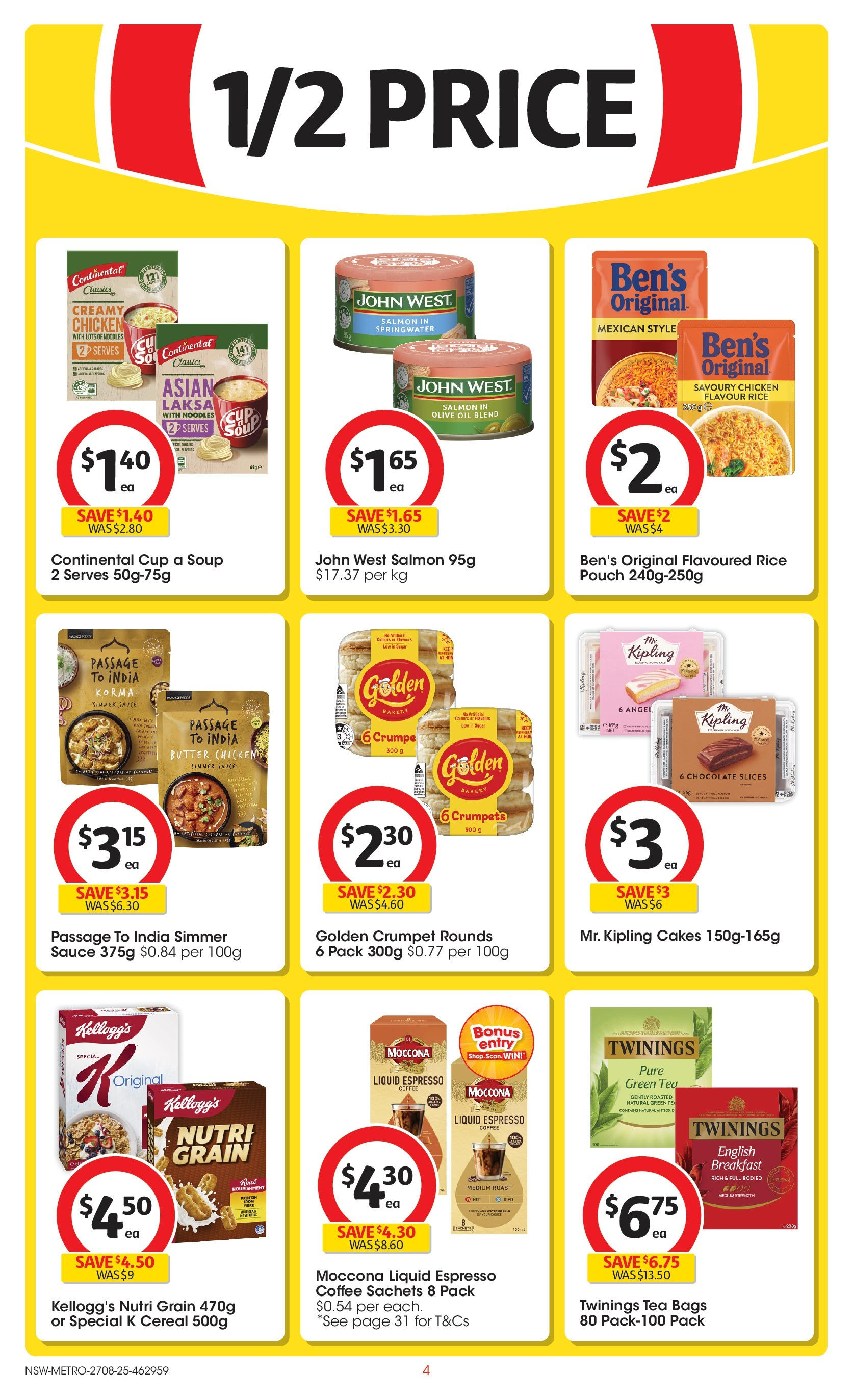 Coles catalogue from 27/08/2025 > Big discounts | Page: 4 | Products: Coffee, Olive oil, Soup, Moccona Coles catalogue valid from 27/08/2025 > Online Australia | Page: 4 | Products: Coffee, Olive oil, Soup, Moccona